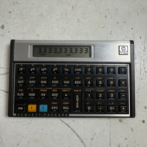 Vtg 11c black - vtg, hp-11c